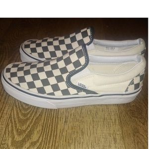 Checkered Vans Slip On Sz W6.5 M 5